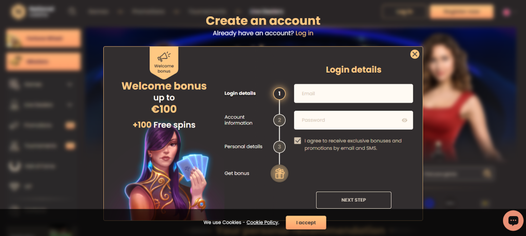 national casino login