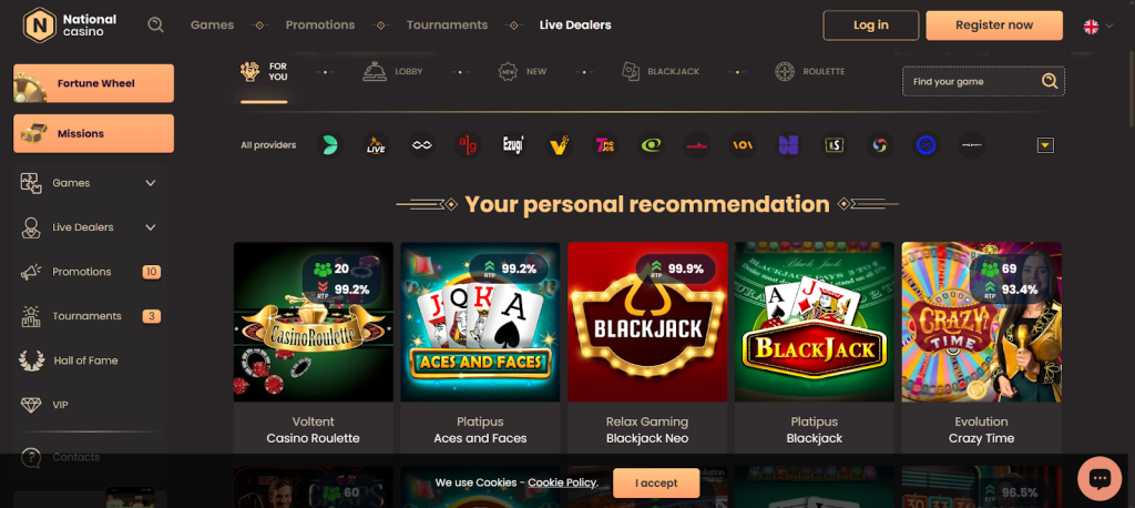National Casino online